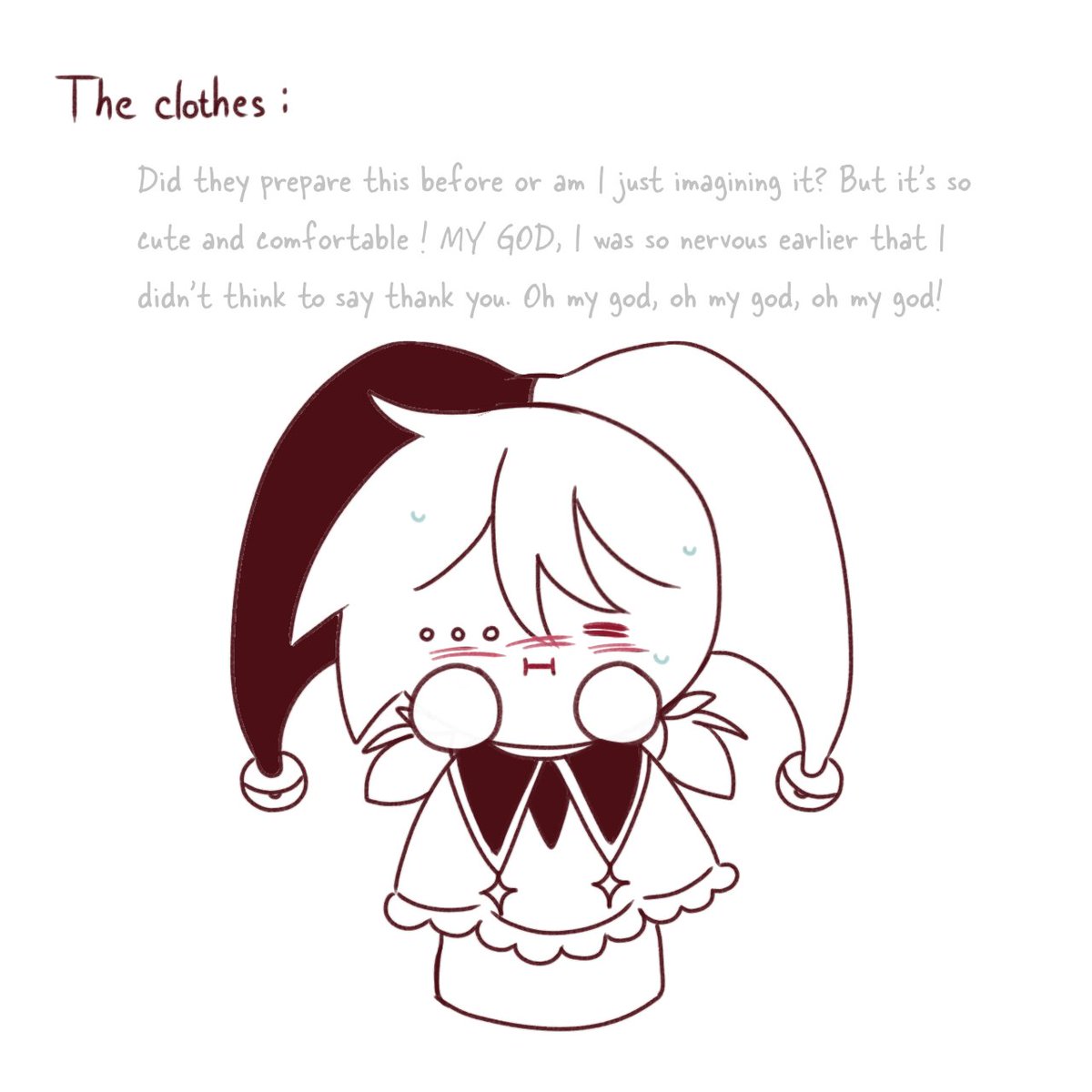 The day Exuvia asked to stay at the circus 🩷 
🤔 Well I want to open a Q&amp;A on Tumblr for Exuvia so if you want to ask anything about her you can go there 
tumblr.com/tomoyakix01?so…

#thefreakcircus #TFC #OC