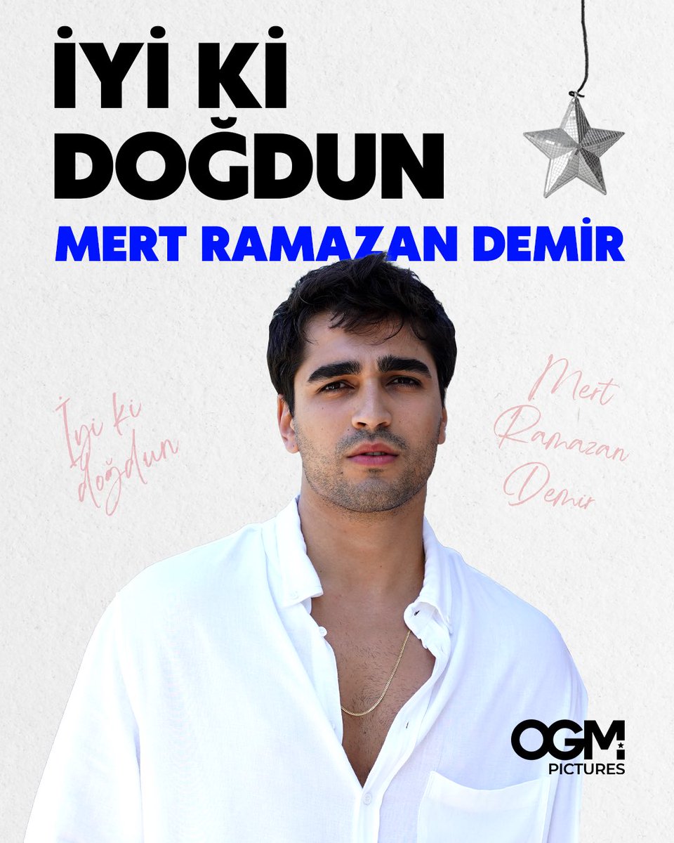 OGMPictures's tweet image. Yeni yaşın; yeni yolların, yeni karşılaşmaların ve birlikte anlatacağımız hikâyelerin kapısını aralıyor. 
Disiplini, sezgisi ve sahnedeki gücüyle bu yolculukta yan yana olmaktan mutluyuz.

Birlikte anlatacak çok hikâye, paylaşacak çok an var. ✨

İyi ki doğdun Mert Ramazan Demir!…