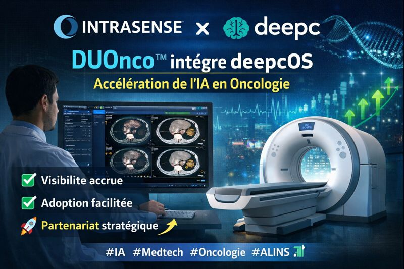 MediumTrade's tweet photo. #Intrasense annonce un partenariat stratégique avec deepc
Intégration de DUOnco™ à deepcOS pour accélérer le déploiement de l’IA en oncologie
✔️ Renforcement de la distribution
✔️ Trajectoire de croissance confirmée
#trading https://t.co/5By3bHxxic https://t.co/tq0OcxmZSh