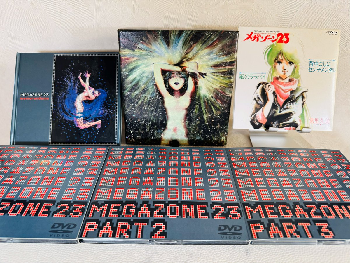 メガゾーン23のDVD-BOXを購入。 比較的お安く手に入れることができ