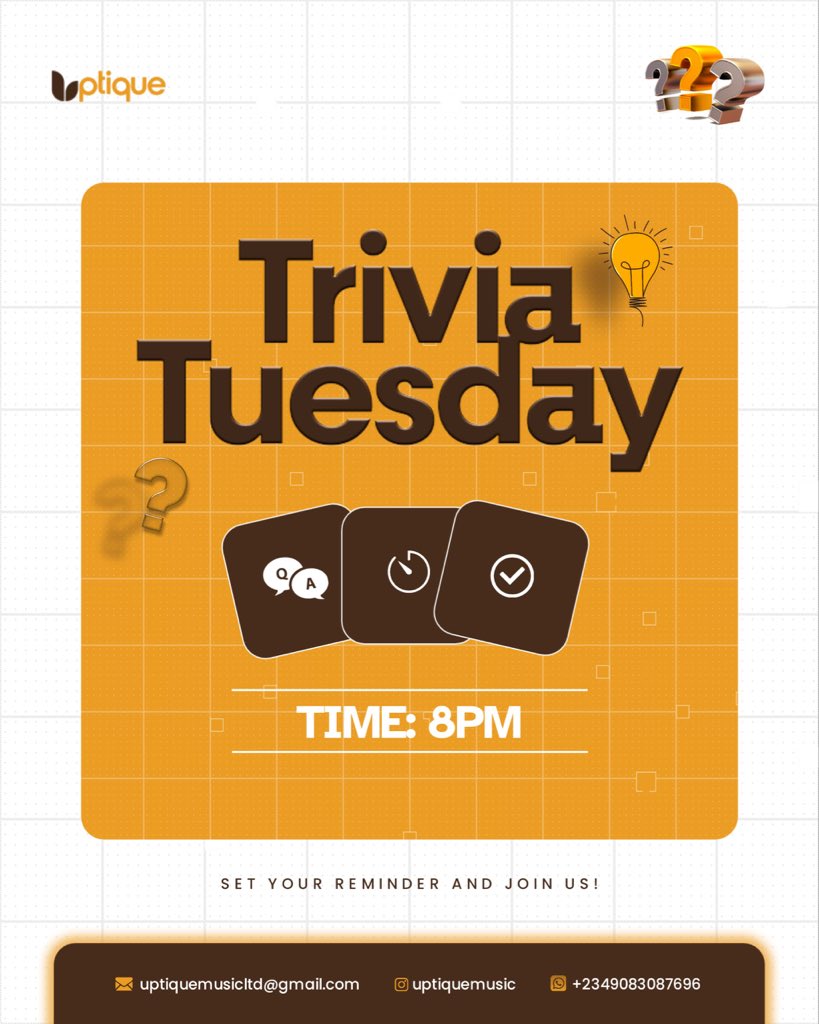 Last Night was our Trivia night in the community. 
One of the questions was:

True or False: Publishing royalties only belong to singers

🤔
 
What do you think? And will you be joining us for next week’s trivia?