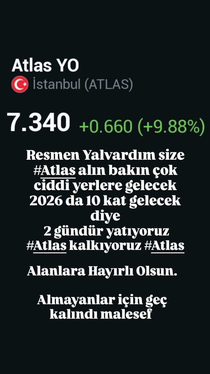 Byborsaci58's tweet photo. Sizler spk testini doldururken ben spek kovalayıp tahtacılarla çay içiyordum. #Atlas diyorum 2026 diyorum 10 kat diyorum ve çay içmeye gidiyorum.
#cusan #prkab #akcns #sarky #selva #Lider #KSTUR #intek #vakfn #Vkgyo #ersu #vangd #htpsb #agyo #gümüş #XU100 #ALTIN #zedur #despc https://t.co/lgwJ7mkK3D