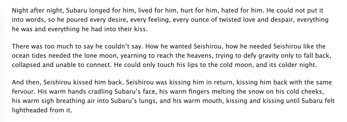 iskendaris's tweet photo. Tokyo Interludes ❄️ ch 19-21
❄️ Explict !!🔞🔞🔞
❄️ SeiSub different first meetings repeated 100x times
❄️ the most perfect winter date in Tokyo
❄️ Subaru finds his reason to protect/kekkai
Yotsuya/Strangers
ao3: https://t.co/9fDU4TSeHz
#SeiSub #星昴 #東京BABYLON #x1999 https://t.co/SZhhhJVoip
