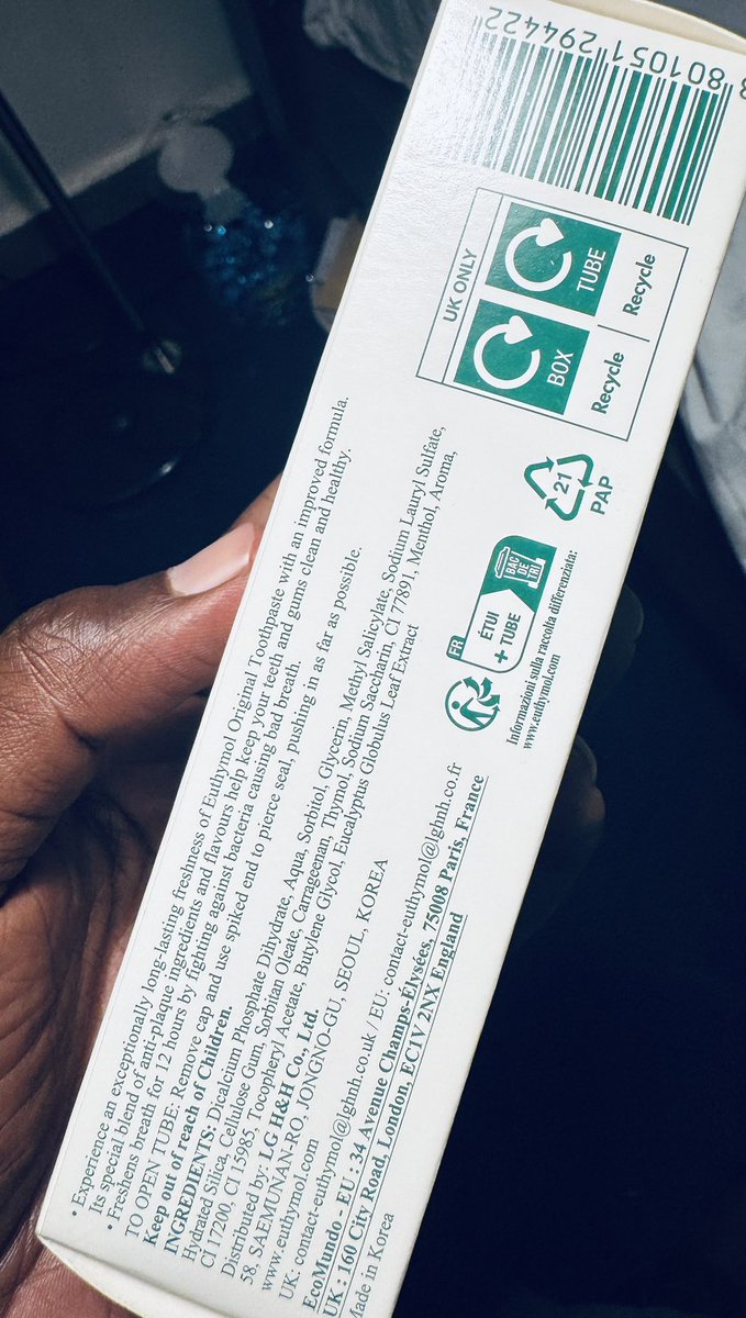 Look for this toothpaste by all means!! 

If you can’t find it go to Station Express download and show them this picture!!