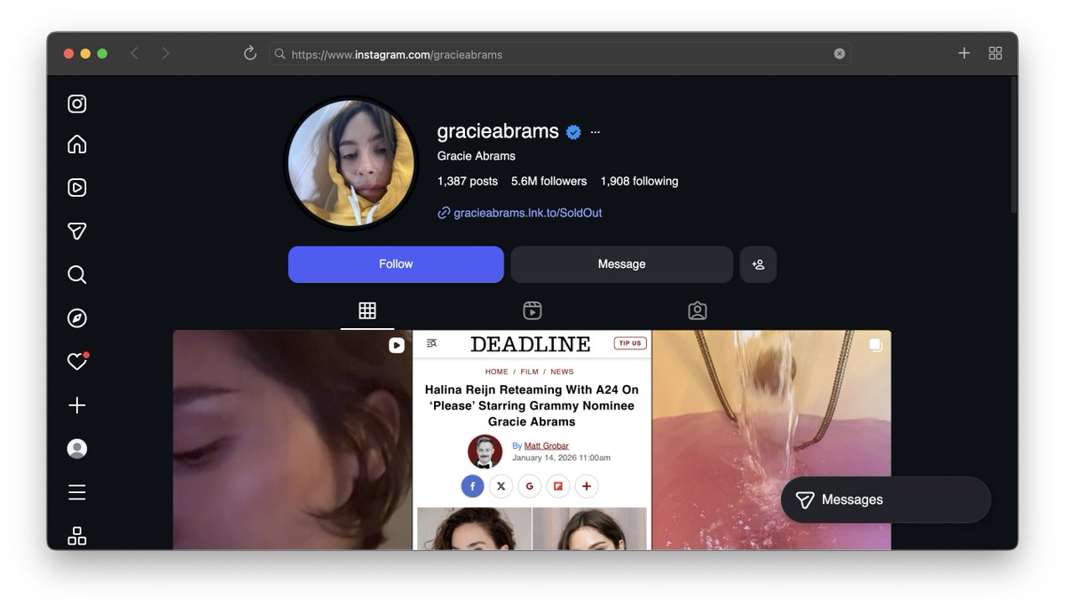 awesomekling's tweet photo. left: "hello I am Ladybird"
right: "hello I am Ladybird but also Chrome and Safari lmao"

For anyone who is disappointed that our User-Agent string is "impure": don't hate the player, hate the game. https://t.co/Gs1HqT2Ces