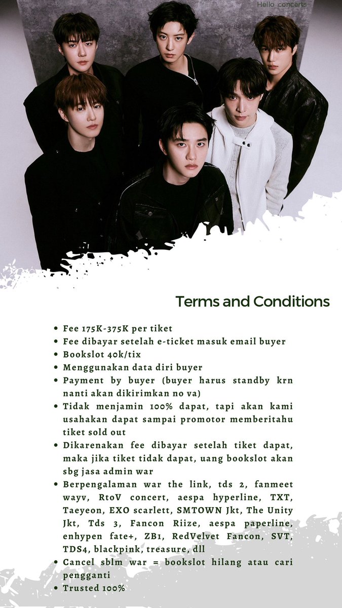 Jastip Jaswar Cortis BTS EXO 175K tweet media
