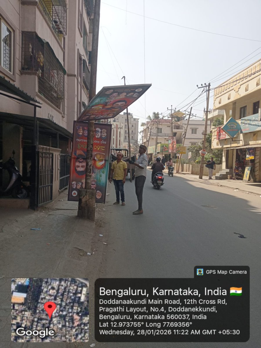 BECCUPDATES's tweet photo. follow prescribed norms and avoid unauthorised displays.

#GreaterBengaluruAuthority
#BECC #NoUnauthorizedAds #FlexRemoval #CleanCity https://t.co/YbUx13KGBy