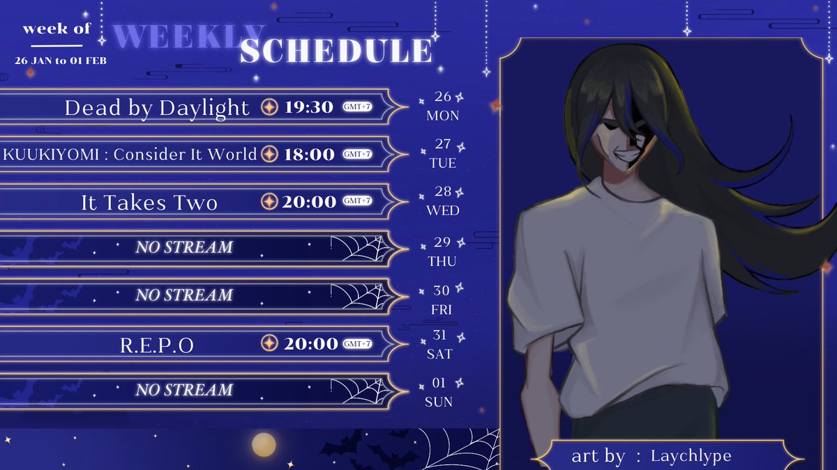 「Schedule」

26/01/2026 - 01/02/2026
 
YouTube: youtube.com/@Besicka_ALF 
X: x.com/@Besicka_ALF
Bluesky : bsky.app/profile/besick…

﹌﹌﹌﹌﹌﹌﹌﹌﹌﹌﹌﹌﹌
【Hashtag 】 

Ganaral : #BeSickA_ALF 
Live : #เบนบินมาLive
Art : #ส่งการบ้านให้จารย์เบน
Meme : #BeSickMeme