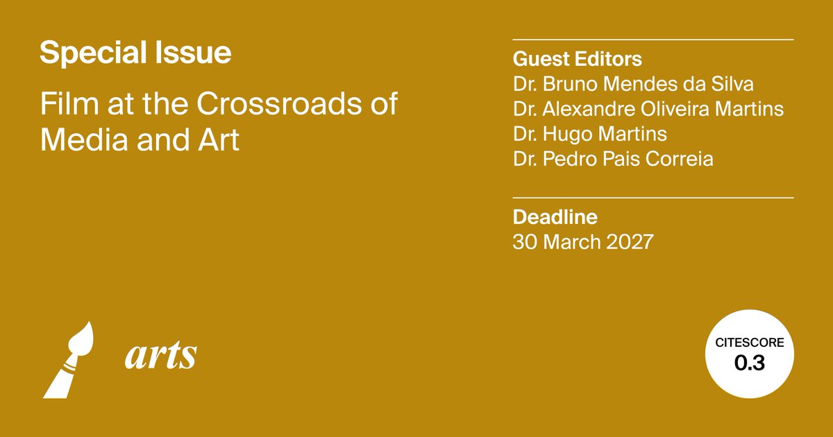 Arts MDPI tweet media