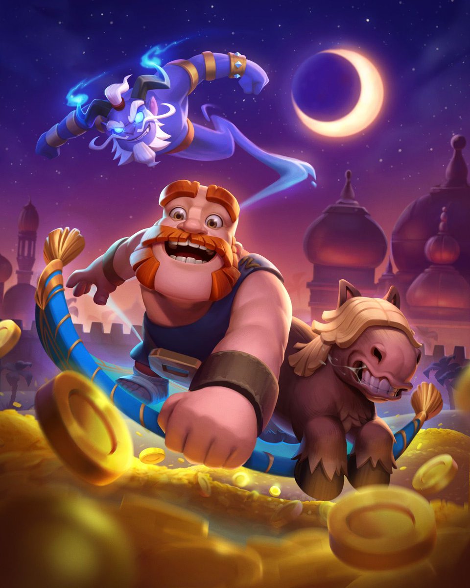 The Genie granted their wishes… now it’s time to collect all the riches. ✨

Clan Games have ended, make sure to claim your rewards before the magic fades!