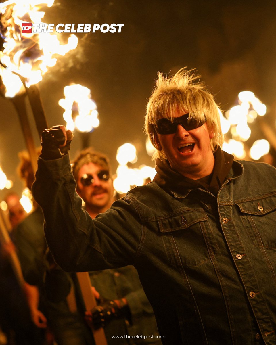 thecelebpost's tweet photo. Jarl Squad Vikings lit up Lerwick, Shetland Islands, as they celebrated Up Helly Aa, Europe’s largest fire festival honouring Viking heritage.
Pictures via Reuters
#UpHellyAa #VikingFestival #ShetlandIslands #FireFestival #thecelebpost https://t.co/dqr1Csfqx7