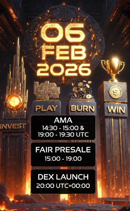 🚨 GAMECHANGER ALERT 
06 FEB 2026 — The day $GMC goes live and GameFi evolves!

Get ready to step into a world where every move matters. it’s your chance to play, earn, and shape the future of GameFi. From the first AMA to the DEX launch, every moment is packed with opportunity.