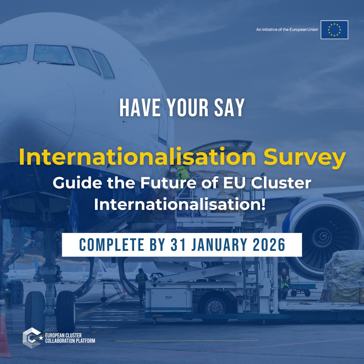 🗺 Are you a cluster with global ambitions? Help shape #EUClusters internationalisation priorities! 🌍

📋 Take a short survey to share which countries matter most for your cluster.

🗓 Deadline: 31 Jan 2026
👉 ec.europa.eu/eusurvey/runne…