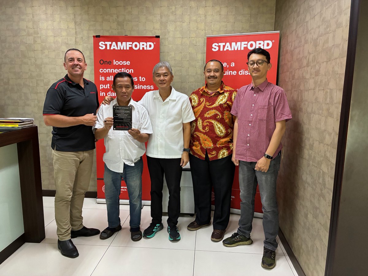 We recently wrapped up 2 STAMFORD | AvK Service Training Courses in Indonesia, bringing together partners from across APAC to strengthen technical capability and service excellence.

Read the story: stamfordavk.li/jMXKDd-0x3

#STAMFORDAvK #Alternators #ServiceTraining #Indonesia