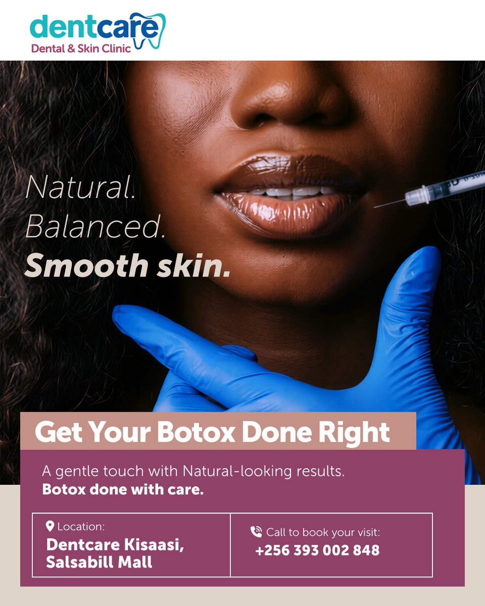 dentcareug's tweet photo. Refined Results That Still Look Like You.

When done right, it is subtle, balanced, and leaves your skin looking naturally smooth and refreshed, still you, just more rested.

Book a consultation on 0393 002 848.

#Botox #SkinCare #DentCare https://t.co/RxTrbQrApn