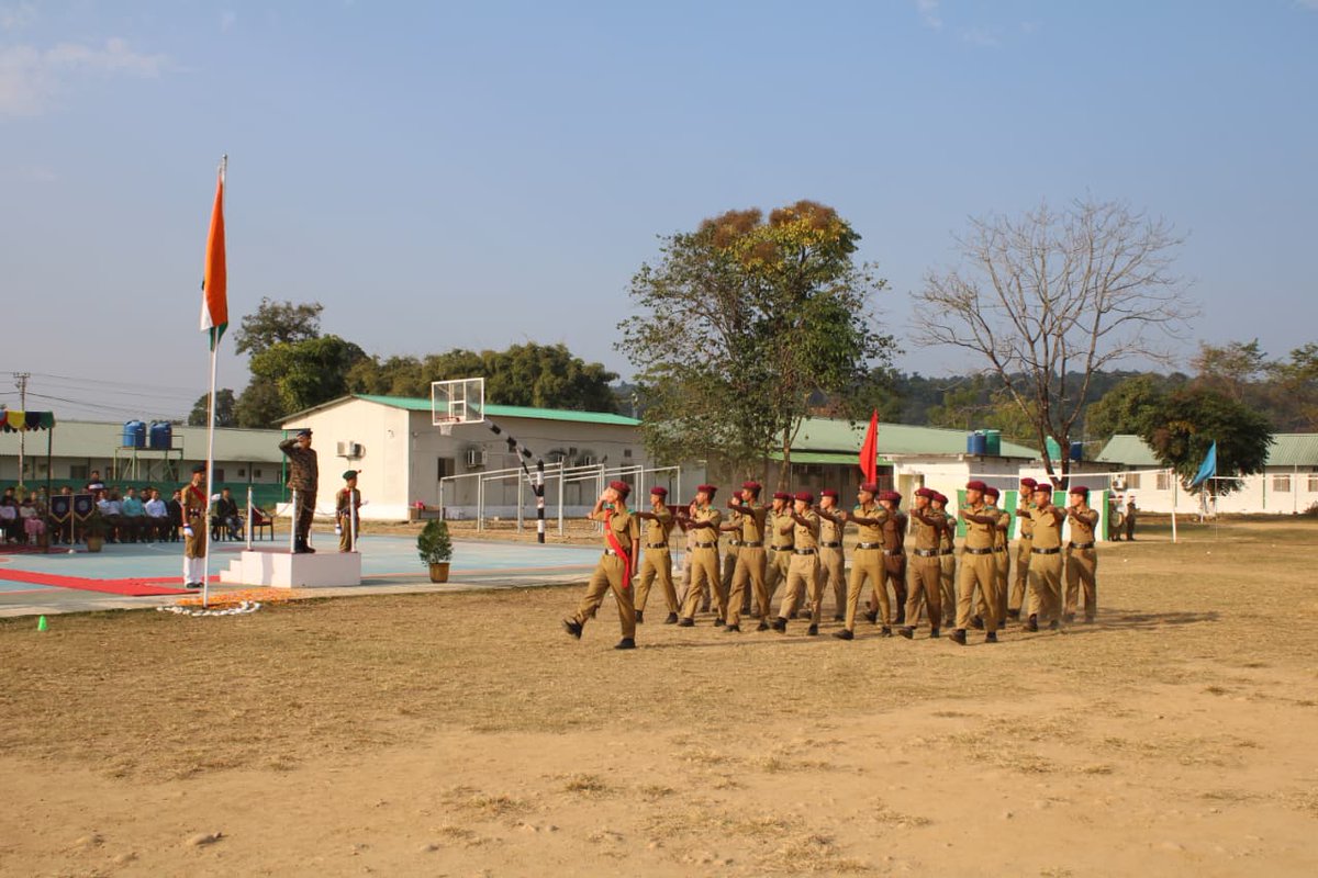 SSEastsiang's tweet photo. Republic Day was celebrated with great pride and
patriotic spirit at SSES on 26th January. The programme was organized in the school premises and was attended by students, teachers, and staff members. https://t.co/9cuHair9Zc