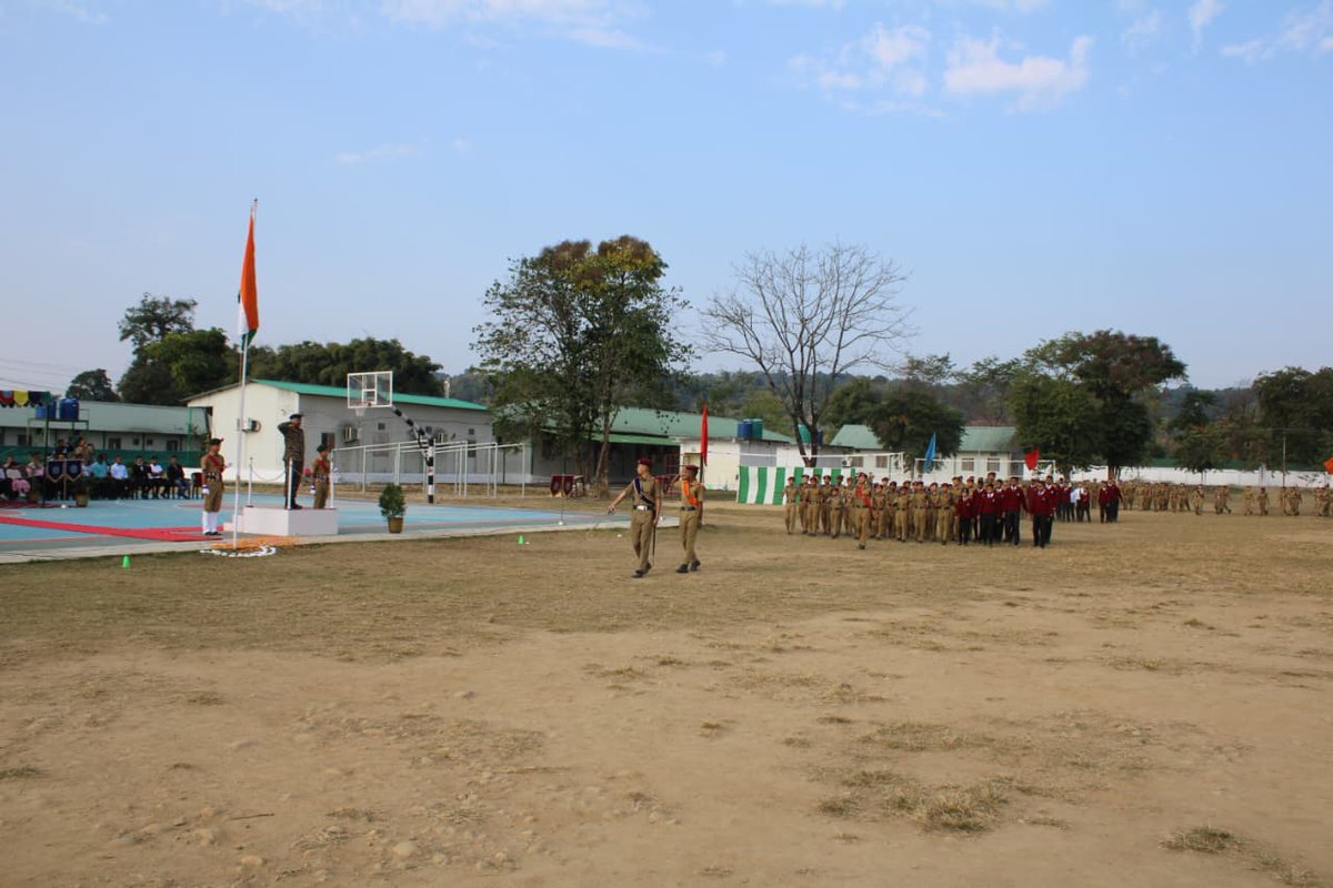 SSEastsiang's tweet photo. Republic Day was celebrated with great pride and
patriotic spirit at SSES on 26th January. The programme was organized in the school premises and was attended by students, teachers, and staff members. https://t.co/9cuHair9Zc