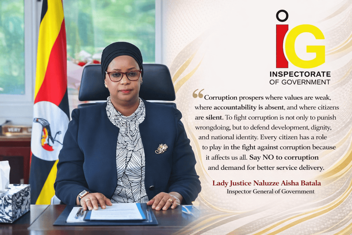 IGGUganda's tweet photo. Say NO to corruption! https://t.co/Rnvak9oU4Q