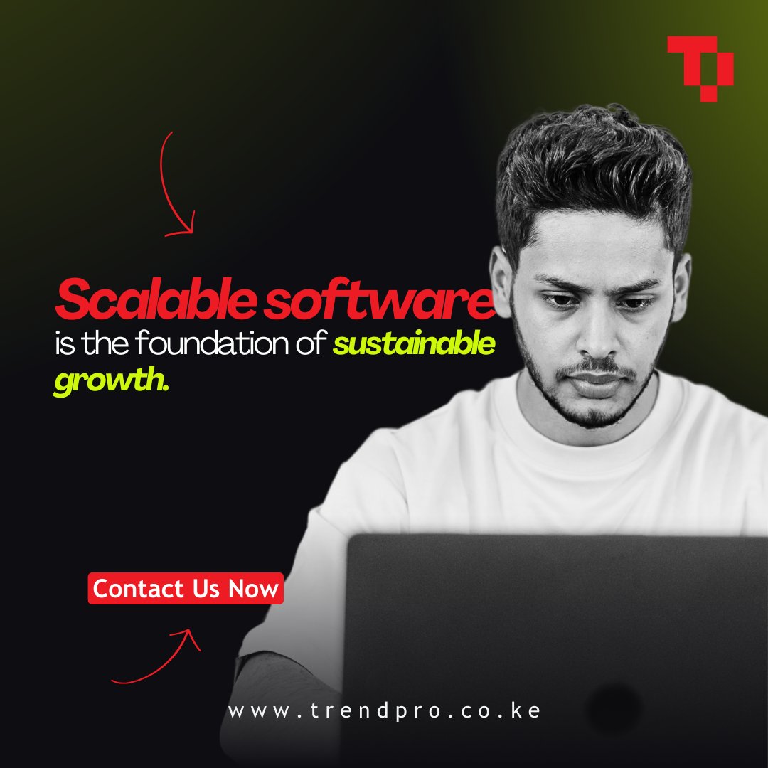 TrendPro_Kenya's tweet photo. Scalable software is the foundation of sustainable growth. #webapps #mobileapps #trendpro https://t.co/jTyxE868Bk
