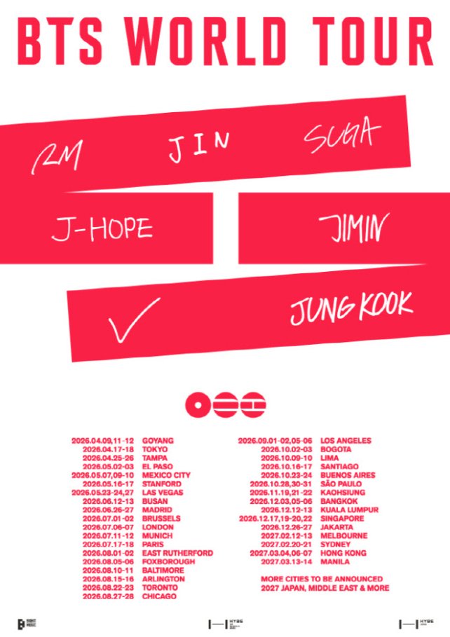 AboutMusicYT's tweet photo. BTS has sold out all their 41 shows acorss North America, Europe and the UK. Selling over 2.4 million tickets. https://t.co/5BOxhBZXQO