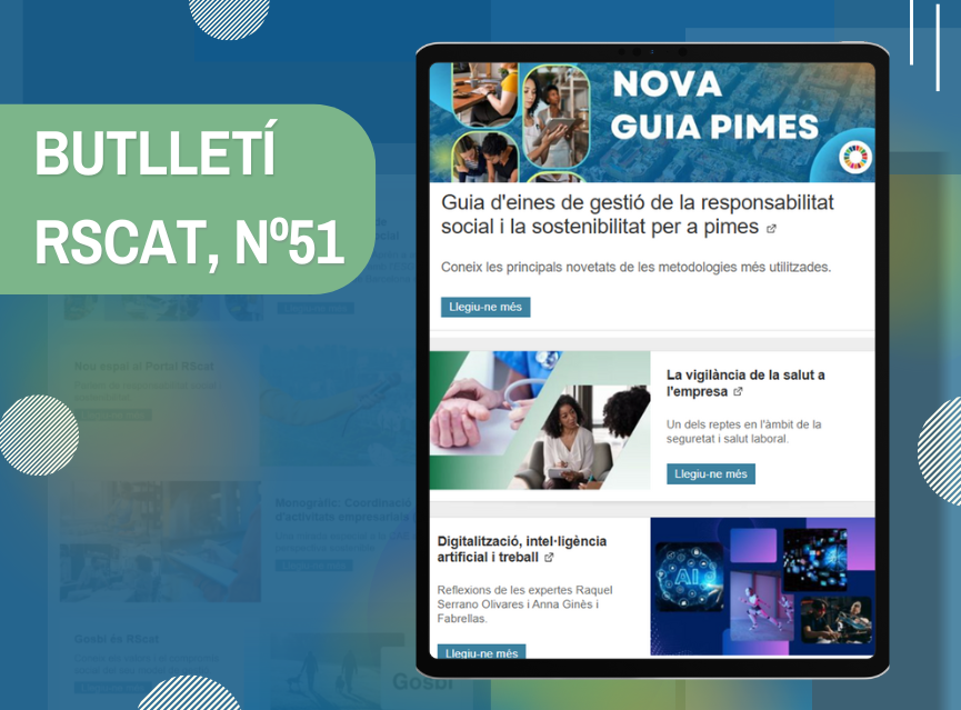 CRL_cat's tweet photo. 📢Ja pots consultar el nou Butlletí #RScat nº51 del @CRL_cat :
Trobaràs articles d’interès i recursos per avançar en l’àmbit de la #responsabilitat social i la #sostenibilitat.
▶️https://t.co/BLx84GPzz2
@ccoocatalunya @ugtcatalunya @FomentTreball @Pimec @treballcat https://t.co/LN2yyrNcEm