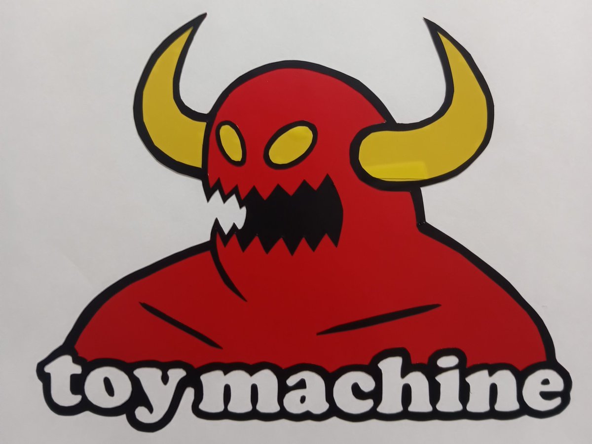 marucutter's tweet image. #手作りステッカー  #𝐭𝐨𝐲machine
 #ステッカー
ステッカーにはもってこいの
デザインだと思って切りました。