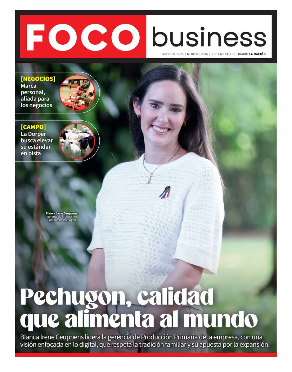 LaNacionPy's tweet image. #Foco. Con La Nación del miércoles 28 de enero de 2026 aparece el suplemento business.

Lea en issuu.com/diariolanacion…

#TodoEstáEnLN