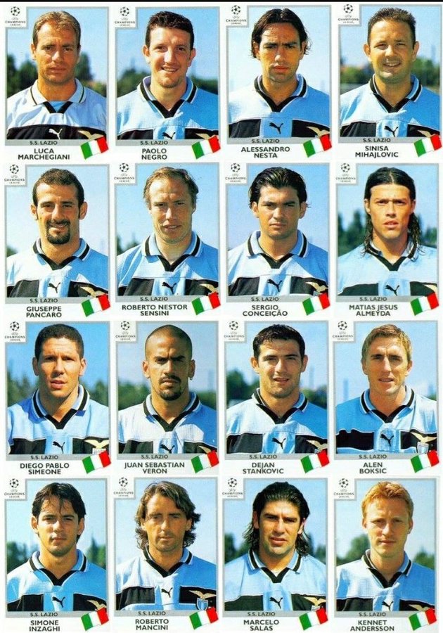 Lazio had some team in the late 90s!