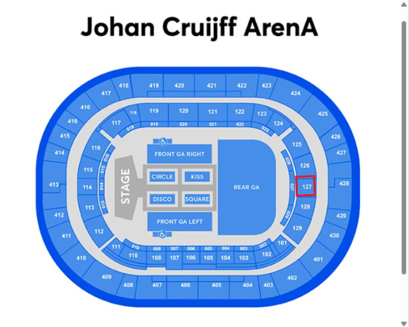 hi, we are selling 3 adjacent seats for harry styles in amsterdam, 22nd may! :) block 127, row 7. 
ticketmaster platinum tickets!
we accidently bought too much tickets.

dm for more information