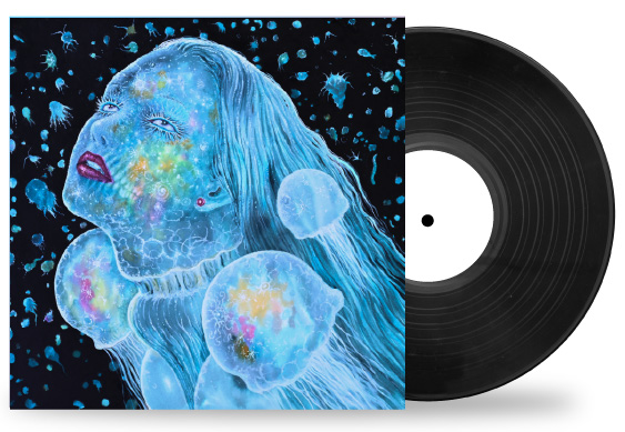 Dos Monos「Dos Moons (Full Moon)」(LP) 2026年5月20日発売 アート