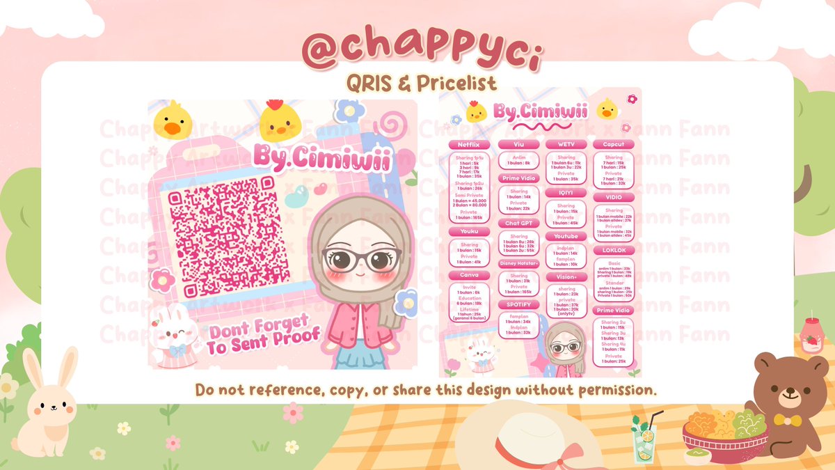 chappyci's tweet image. help RT 🫶💕

haii chappy bisa bantu kamu buatin custom chibi untuk layout chibi, setup BA chibi, pinned GIF, sticker WA/tele chibi, apa aja yang penting chibi   

untuk PL bisa cek : linktr.ee/chappy.artwork 

oh iya selectiv order ya #zonauang️