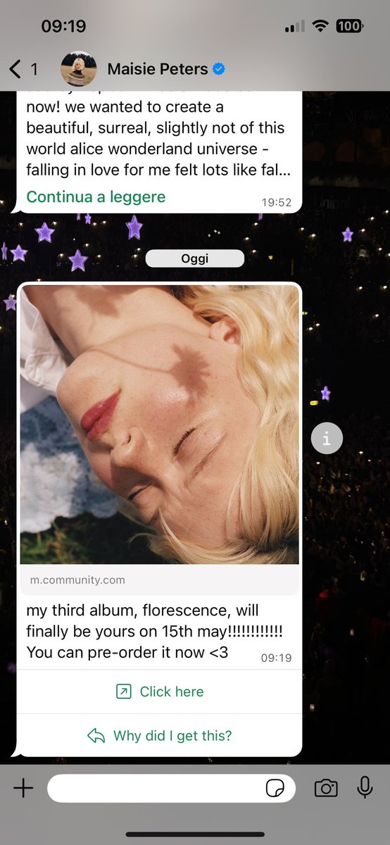 BEST BIRTHDAY GIFT EVER! 🌻 <a href="/maisiehpeters/">maisie peters</a>