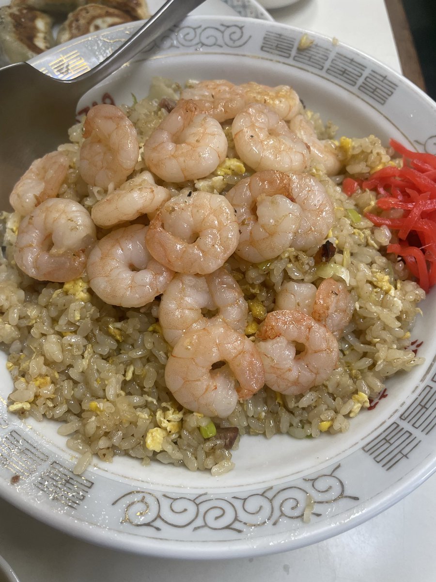 wn52w's tweet photo. 本日のランチは横浜市の中華料理　源記さんで海老炒飯と五目乾麺を頂きました。
炒飯美味い！乾麺美味い！
#中華料理
#源記
#蝦子乾麺 https://t.co/o96V7ZL55m
