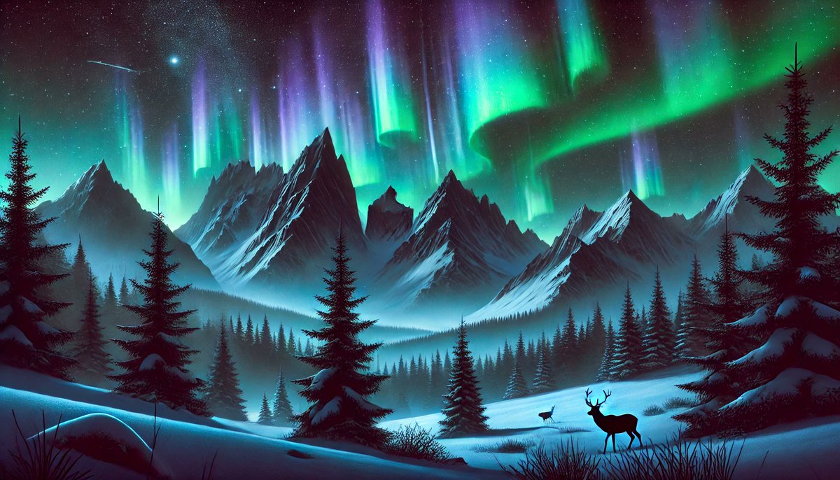 K_AI_Music's tweet photo. Snowy Night Forest Under the Northern Lights | AI Generated Winter Landscape
❄️ Discover more seasonal inspiration on Pinterest: https://t.co/XBDFn1xKMS
#NorthernLights #SnowyForest #WinterNight #AIGeneratedArt #AuroraBorealis #WinterAesthetic #FantasyLandscape #KAIMusicACK https://t.co/v7Jk8kJLSI