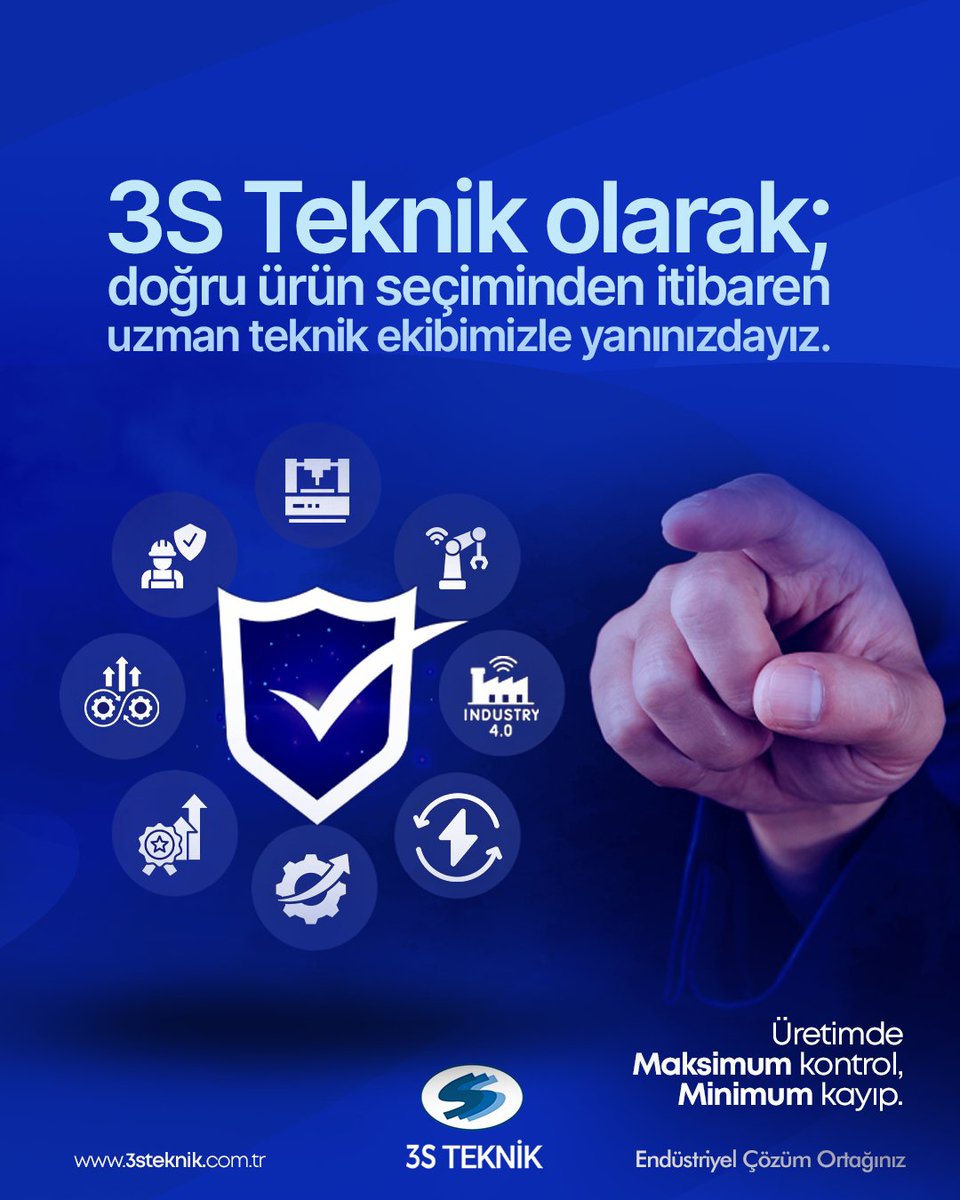 3S Teknik olarak; doğru ürün seçiminden itibaren uzman teknik ekibimizle yanınızdayız.

3S Teknik  yurt içi ve yurt dışında faaliyet gösteren müşterilerimizin sektördeki liderliklerini pekiştirecek çözümler sunmayı ilke edinmiştir.

Bizi ziyaret edin.
3steknik.com.tr