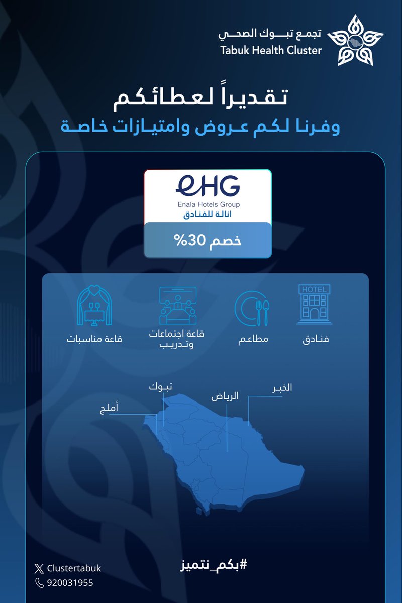 تقديراً لعطائكم …✨
#كوادرنا_ثروتنا
#تجمع_تبوك_الصحي