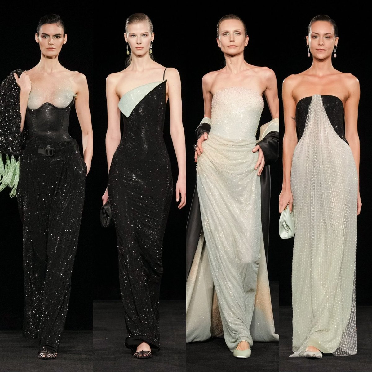 schiapearII's tweet photo. Armani Privé, Spring 2026 Couture https://t.co/jVvP816UII