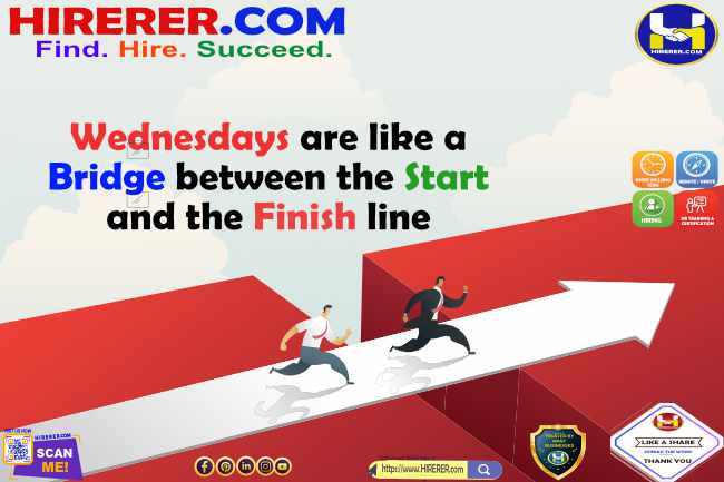hirererco's tweet photo. Wednesdays are like a bridge between the start and the finish line. Keep running, you're almost there! 📷 #WednesdayBridge
#WednesdayMotivation #WednesdayPower #WednesdayGoals #WednesdayThoughts #HumpDayHustle #rentahr #outofjob #Hirerer #SmartlyHiring #iHRAssist #SmartlyHR https://t.co/mELOuLbbQR
