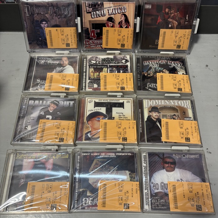 CHICANOなどCD15枚セット　まとめ売り 1/28(水)中古入荷情報 CHICANO GANGSTA HIPHOP CD大量放出!!!! 🌵日本