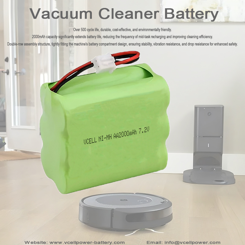 ⏭️Revive Your Cleaning Bots: Vcell 7.2V NiMH Battery Pack Built for Robot Vacuums

#Robotics #BatteryTechnology #NiMH #RobotVacuum #CleanTech #OEM #Electronics #ProductDesign #batterymanufacturer #B2B #AAbattery