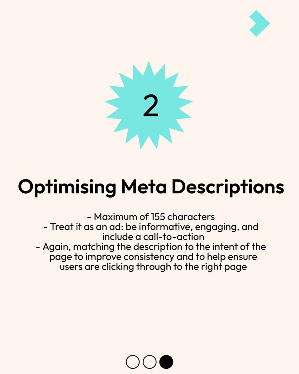 First Impressions Matter – Optimise Your Meta Titles and Descriptions

Optimising your meta titles and descriptions for SEO is always best practice.

Here are some pitfalls to avoid and best practices to adhere too!