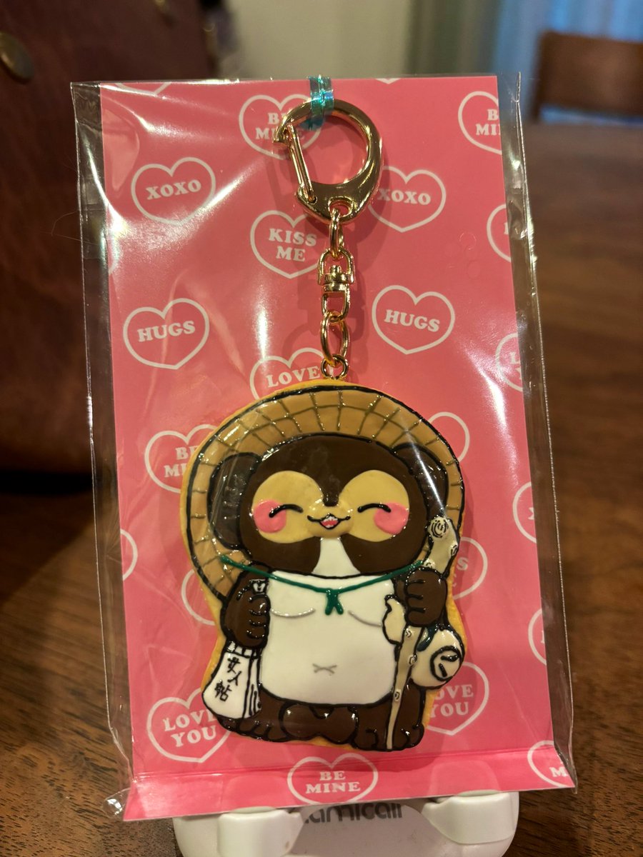 あさりちゃんキーホルダー 配信で自慢さしていただきました、まりりんさんから頂戴したアブちゃん