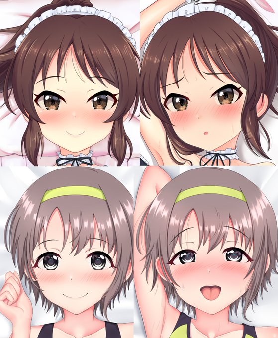 お待たせしました! 【Ver.2】橘ありす抱き枕カバー ビキニメイドVer. 乙倉悠貴抱き枕カバー スポーツウェアver. 2点の受注予約をboothで開始しました。 とろとろ表情差分もあるよ!予約締切は2/18。 プロフのリンクからどうぞ!