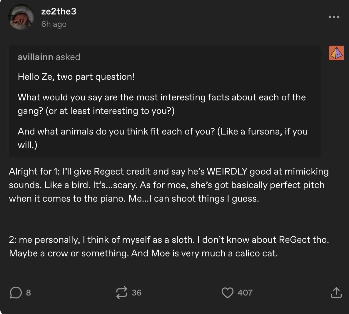 Regect fursonas 👀👀👀 #ReGect #aReGectARG