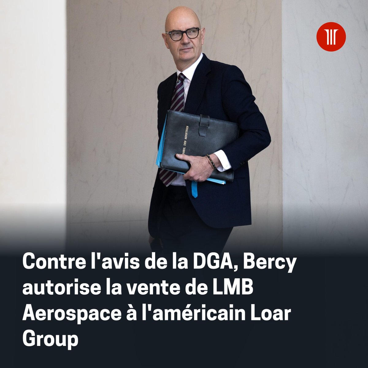 lalettre_fr's tweet image. Le ministre de l'économie Roland Lescure a validé le passage de l'équipementier aéronautique sous pavillon américain, sans exiger l'implication de Bpifrance.
➡️ l.lalettre.fr/j9S