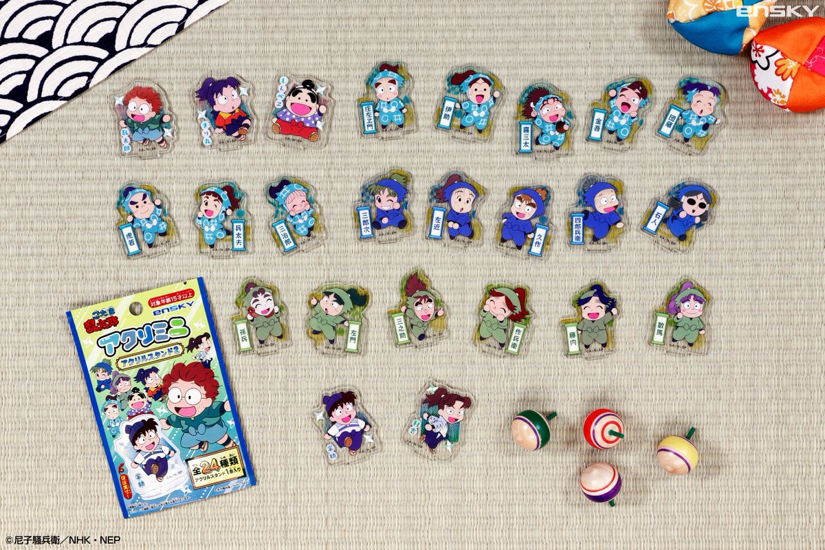 忍たま乱太郎 新商品情報】 『忍たま乱太郎』のアクリミニ アクリル