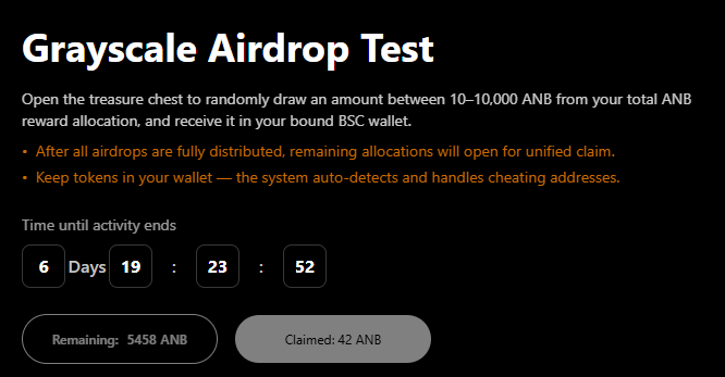 peterphk2905's tweet photo. I got 42 anb from antfun new year airdrop campaign.  The official said the remaining anb can be claimed after gray scale airdrop test. @ant_fun_trade https://t.co/5r9QF1cJ6Y