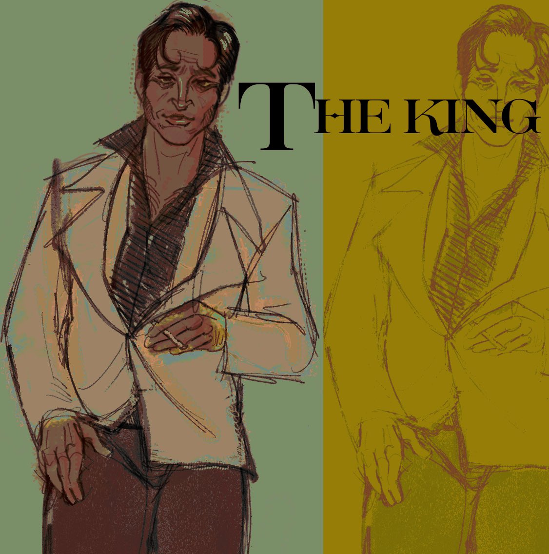 I've been a puppet, a pauper, a pirate, a poet…A pawn and a king… #fnv #doodle