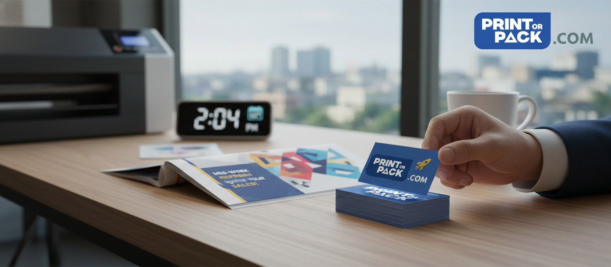 PRINTORPACK's tweet image. Mid-week check: Is your marketing collateral looking a bit tired?☕📉

A fresh set of premium business cards or sharp new brochures can reignite your sales hustle. High-speed digital printing means you can have them by the weekend.🚀

#PrintOrPack #SuratBusiness #BusinessGrowth