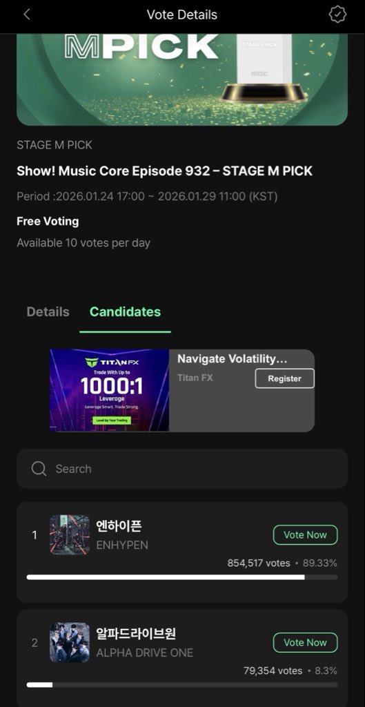 pchyprtl's tweet image. ALLYZ, please vote and always double-check the CATEGORY: MUNIVERSE (Stage M Pick), HIGHER (Hot Stage), and FANCAST (Fan’s Stage Pick). All of these will end tomorrow.
#ALPHADRIVEONE #ALPHADRIVEONE_EUPHORIA #ALD1